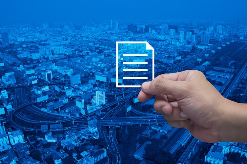 Stadt und digitales Dokument